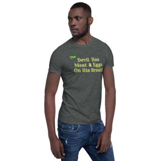 Short-Sleeve Unisex T-Shirt - the Devil eats that - Image 9